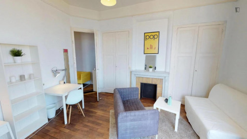 Appealing double bedroom in a 3-bedroom apartment next to the Université Jean Moulin Lyon 3