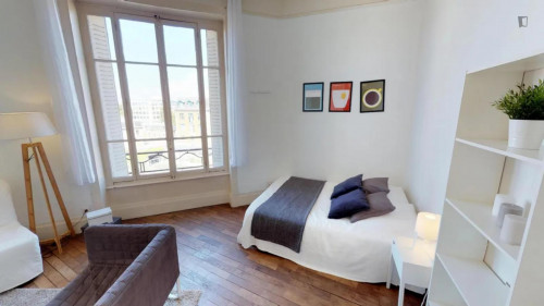 Appealing double bedroom in a 3-bedroom apartment next to the Université Jean Moulin Lyon 3