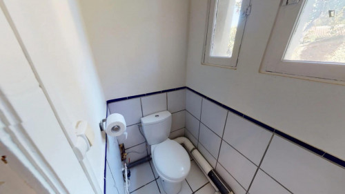 Delightful double bedroom near the Compans-Caffarelli metro