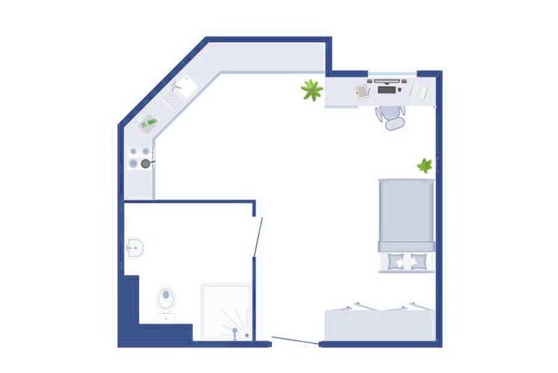  Studio Plus  -  Edinburgh College Residence  - Gallery -  6