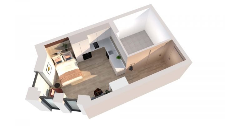  Studio (Top Floor)  -  Stoneybatter Place  - Gallery -  1