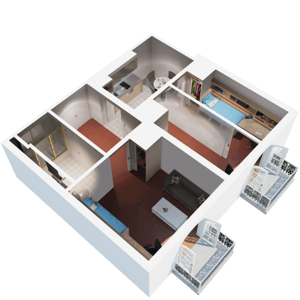 3 Bedroom Apartment - ار ام اي تي فاليدج - Gallery - 5