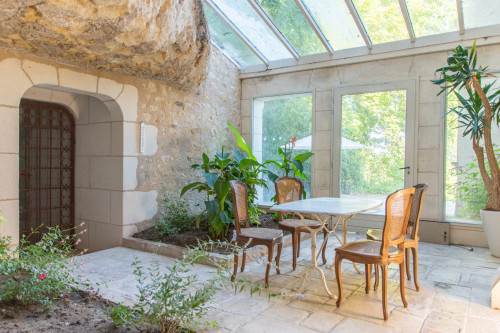 Vibrant Co-living Castle with Sunny Outdoor Spaces, Workspaces, and Terrace for Social Gatherings