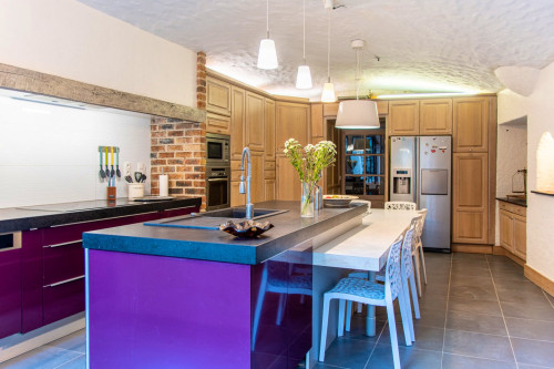 Vibrant Co-living Castle with Sunny Outdoor Spaces, Workspaces, and Terrace for Social Gatherings Villa