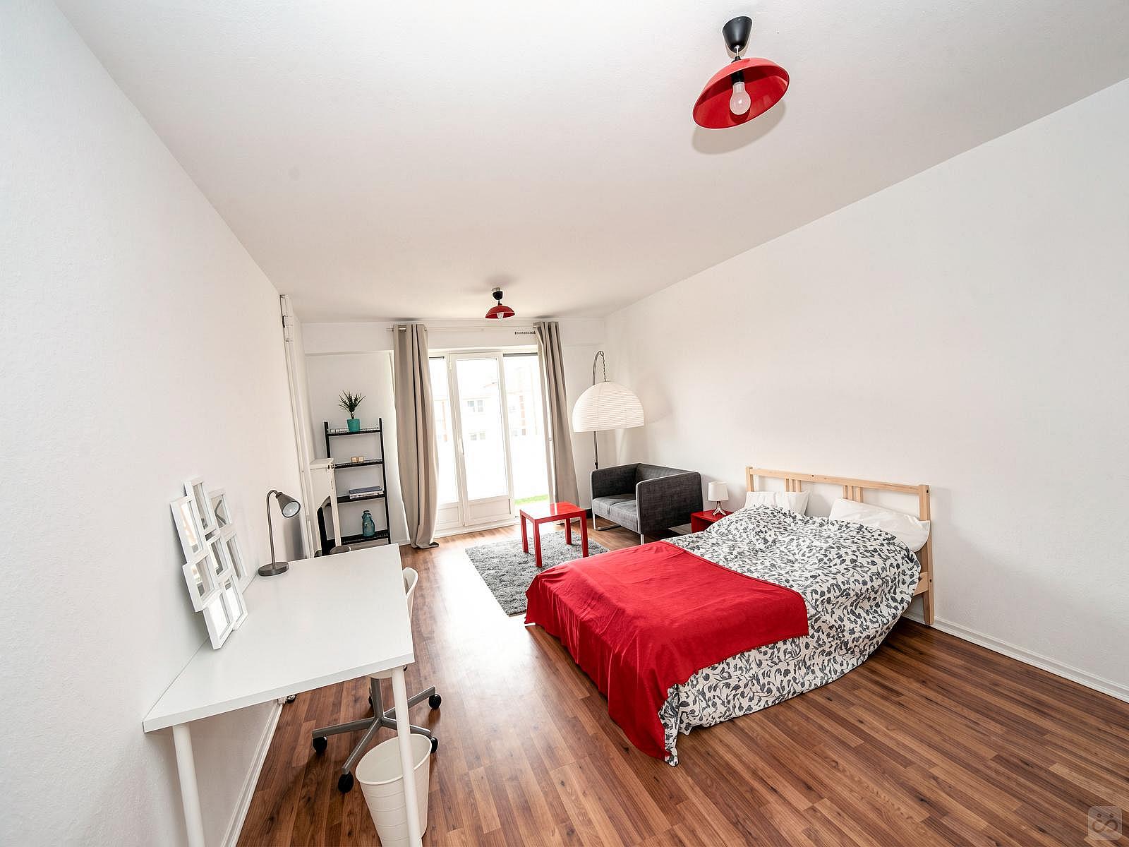  Spacious Luminous Bedroom - 24m² - ST13  -  Large apartment ideally located in the student district of Strasbourg  - Gallery -  9