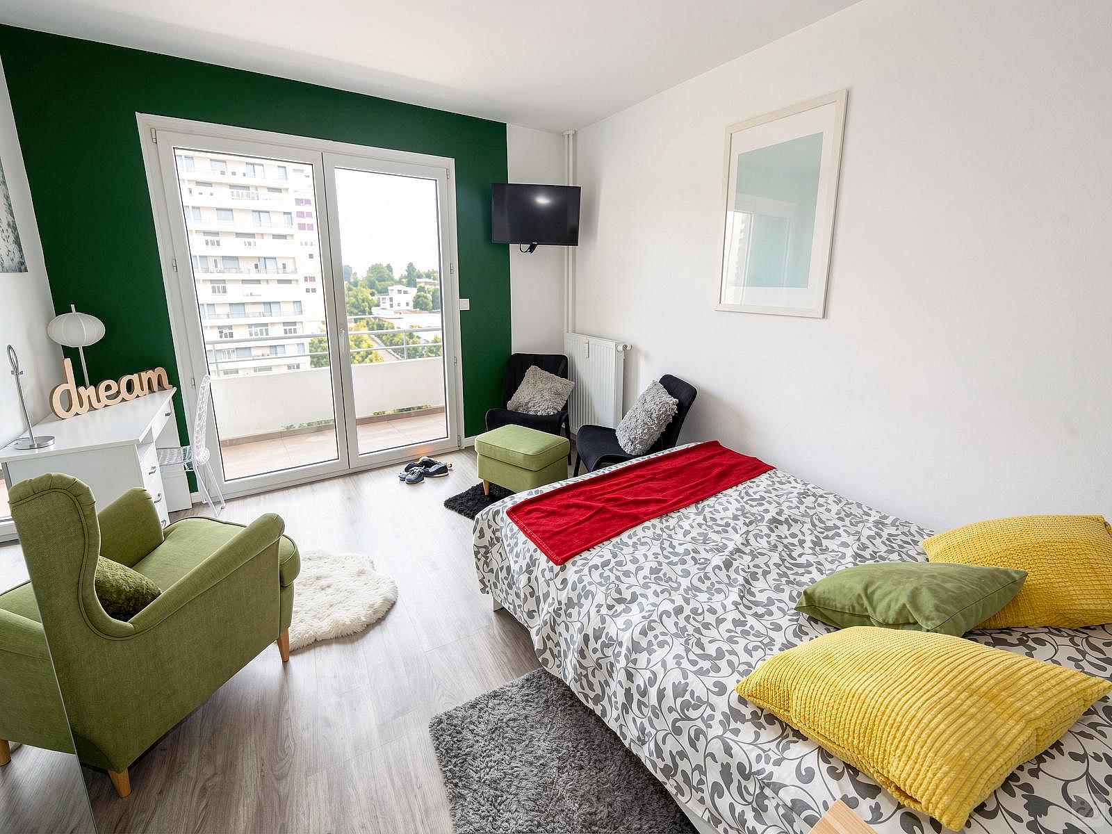  Spacious And Luminous Room - 16m² - ST4  -  Apartment equipped and furnished with care located near the Esplanade  - Gallery -  24