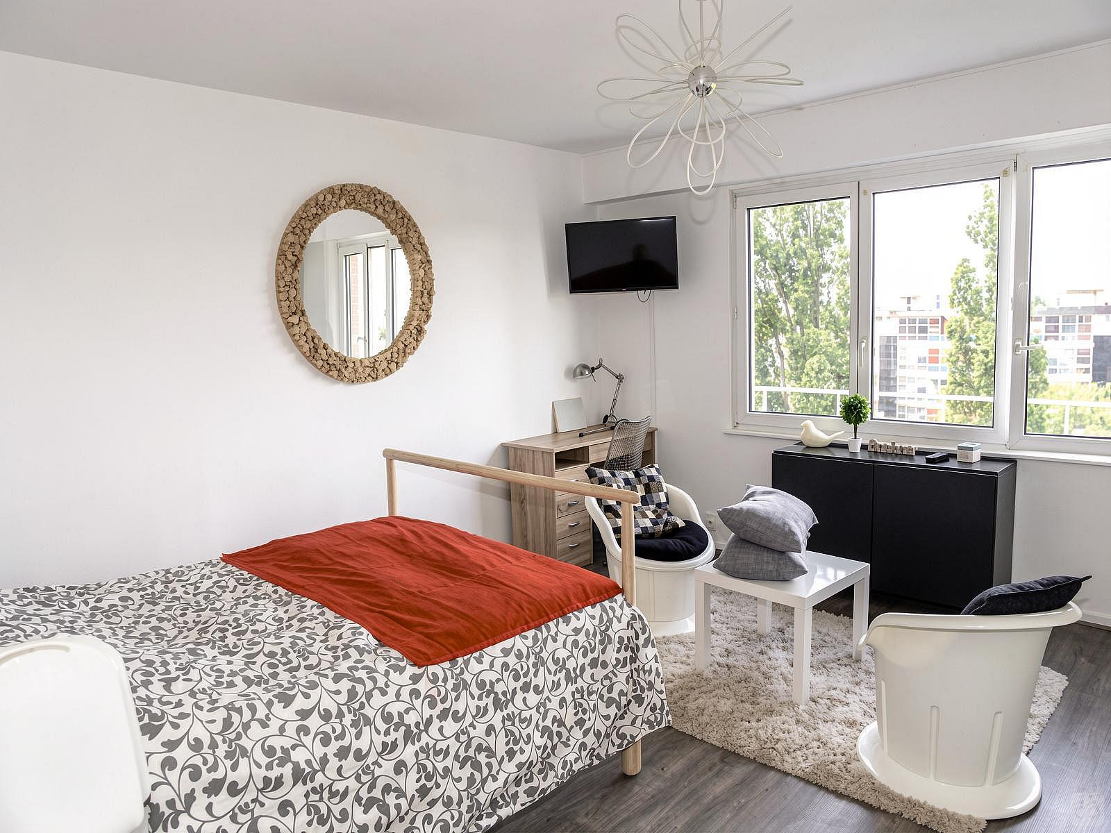 Large Bright Room - 20m² - ST1  -  Apartment equipped and furnished with care located near the Esplanade  - Gallery -  4