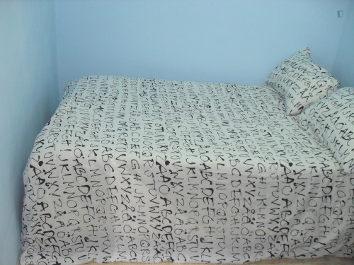 Snug double bed in a 4-bedroom flat in Malasaña - Gallery - 13