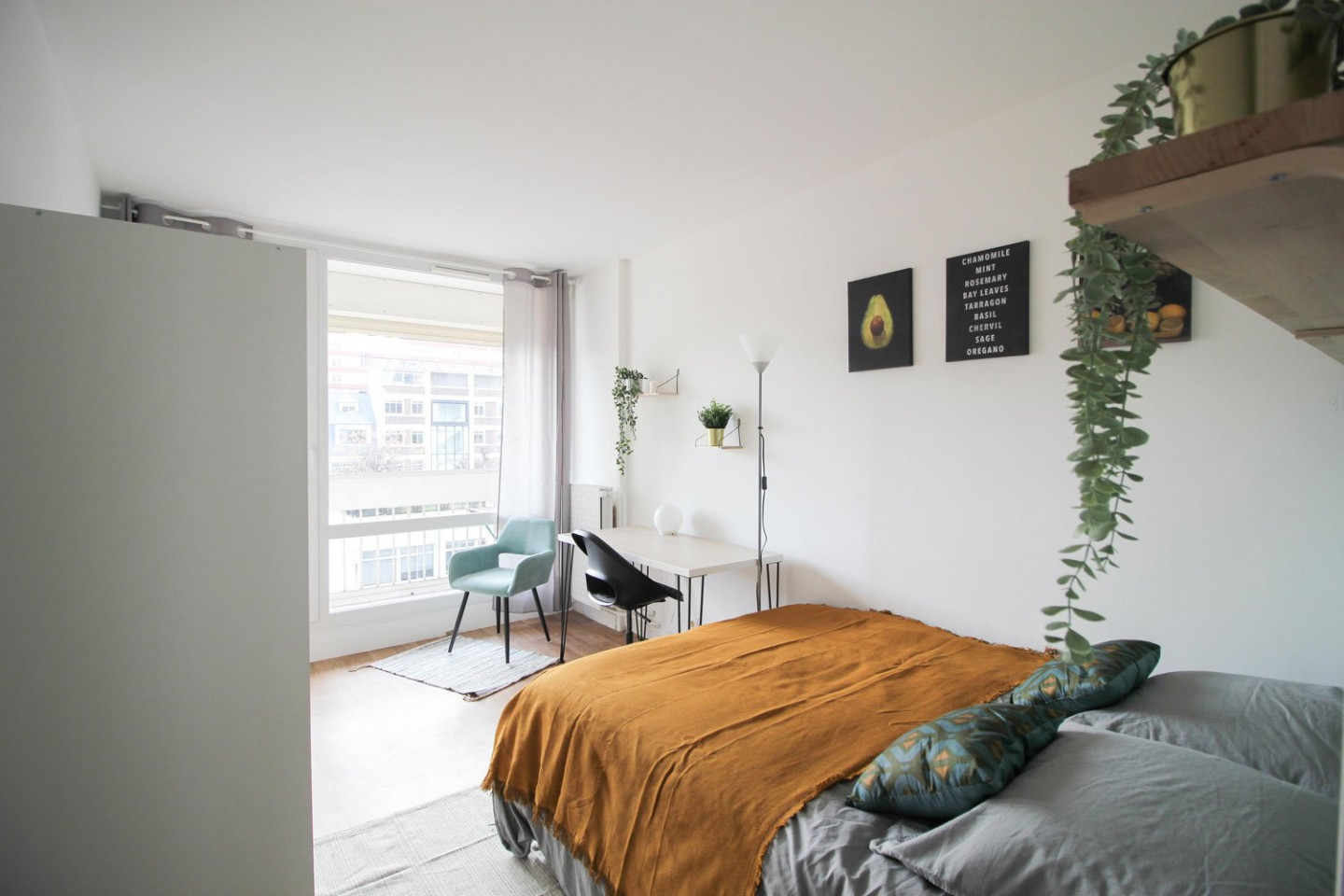  Bright And Cosy Room - 12m² - LV7  -  Superb apartment in the center of Levallois-Perret  - Gallery -  19