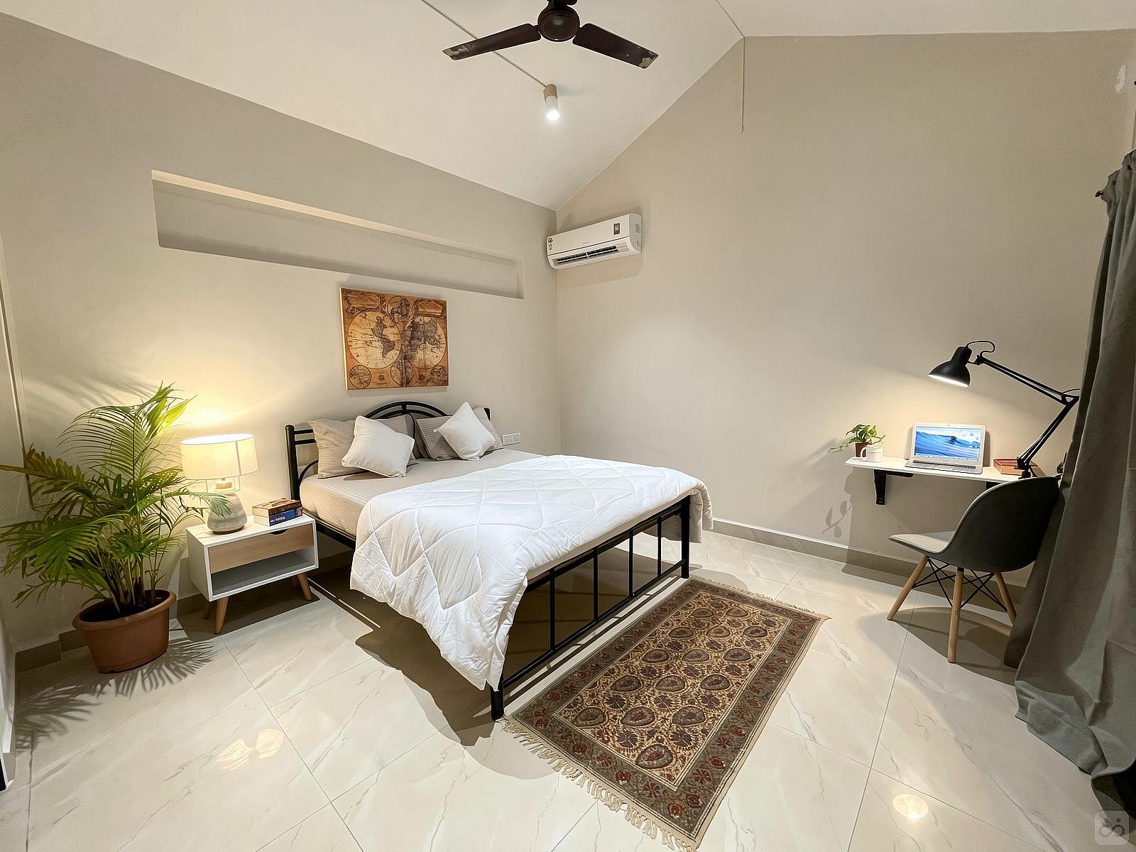 Deluxe Queen Bed With Patio  -  Stunning Vibrant House w/ Workspaces + Garden Residence  - Gallery -  11