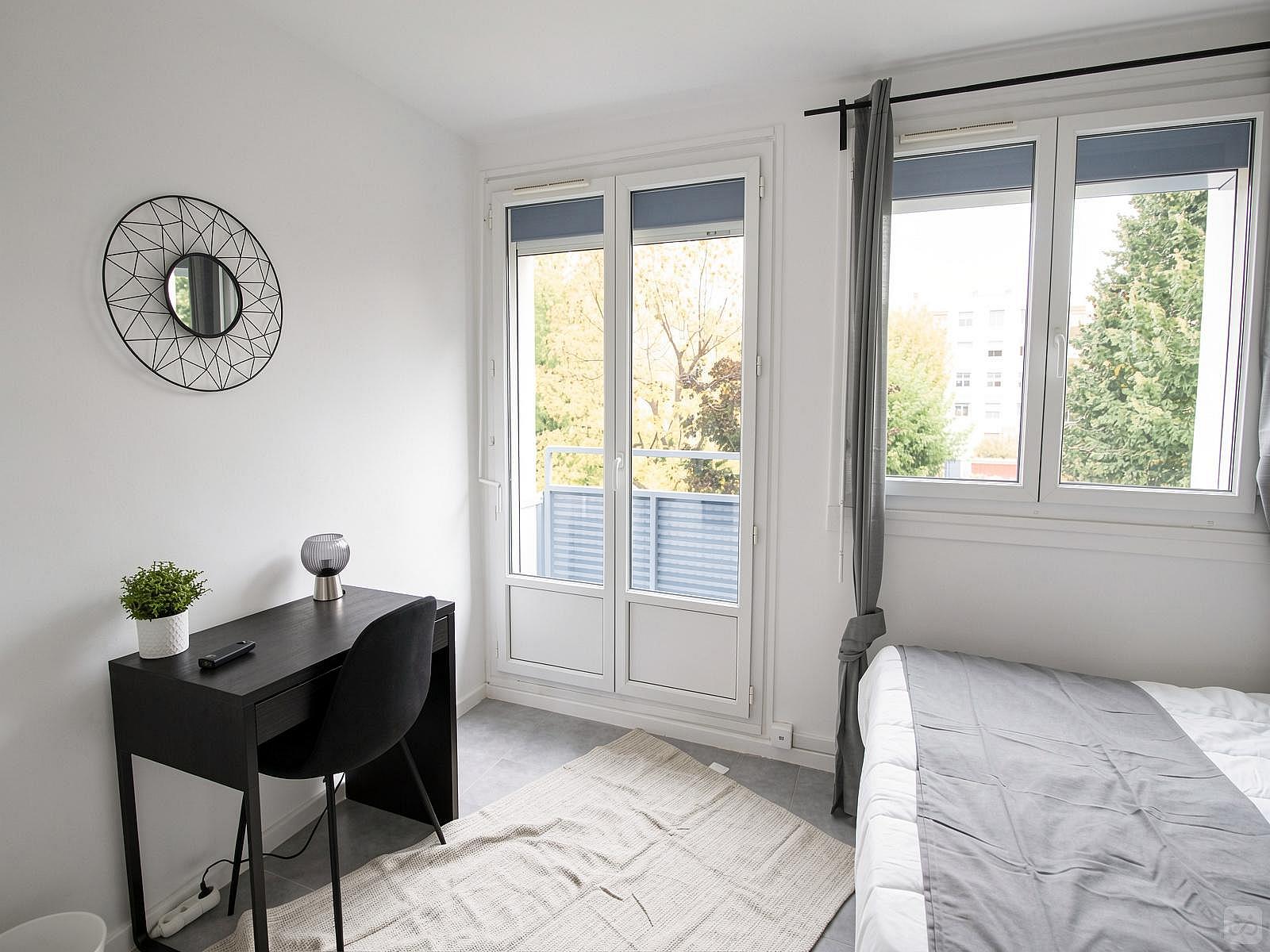 Beautiful And Very Bright Room - 12m² - LY07 - Furnished apartment near the center of Lyon - Gallery - 4