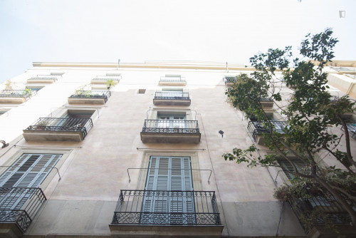 Practical single bedroom close to the Liceu metro station