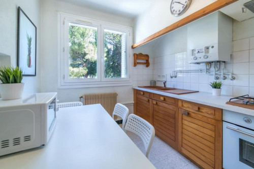 Cute double bedroom in a 4-bedroom apartment close to University of Montpellier Institute of Pharmacy Industrial