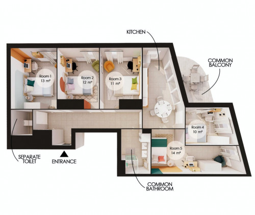 Emile Zola Home III - Gallery - 17