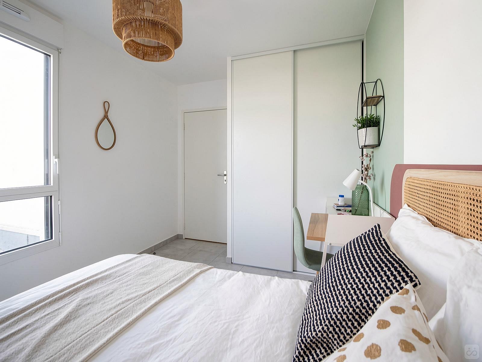 Warm Bedroom Of 12 M² To Rent - Majestic 136 m² duplex in coliving in Villeurbanne - Gallery - 3
