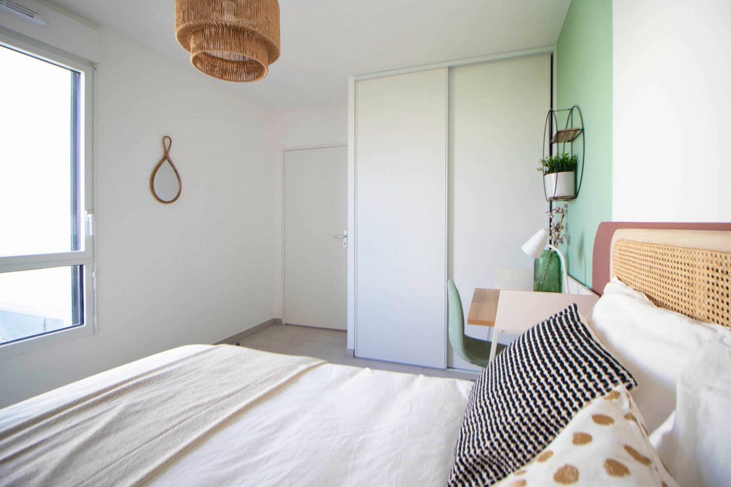 Warm Bedroom Of 12 M² To Rent - Majestic 136 m² duplex in coliving in Villeurbanne - Gallery - 11