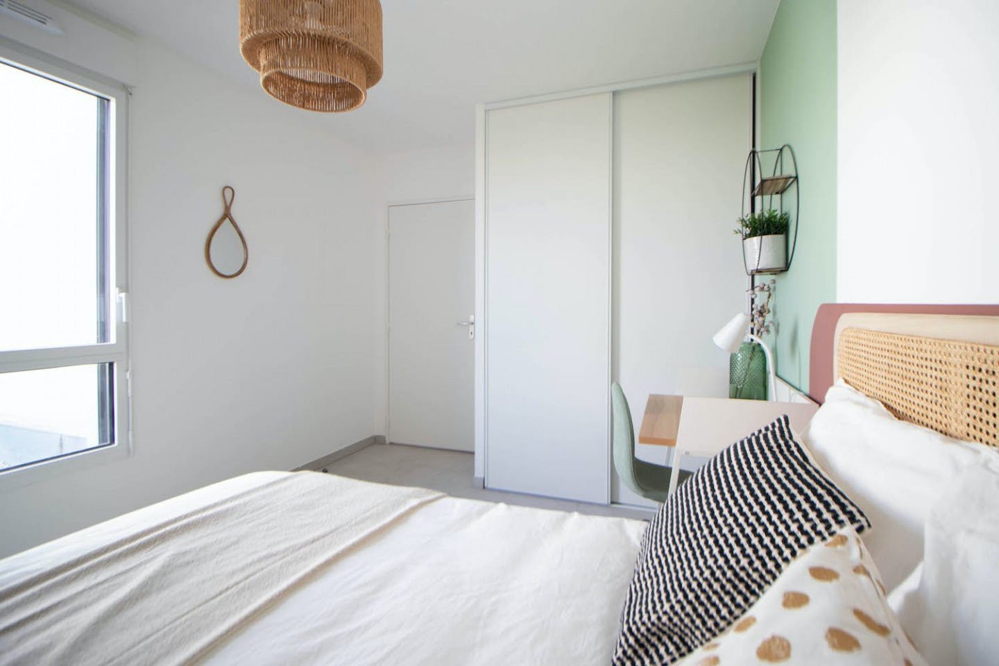 Warm Bedroom Of 12 M² To Rent - Majestic 136 m² duplex in coliving in Villeurbanne - Gallery - 14