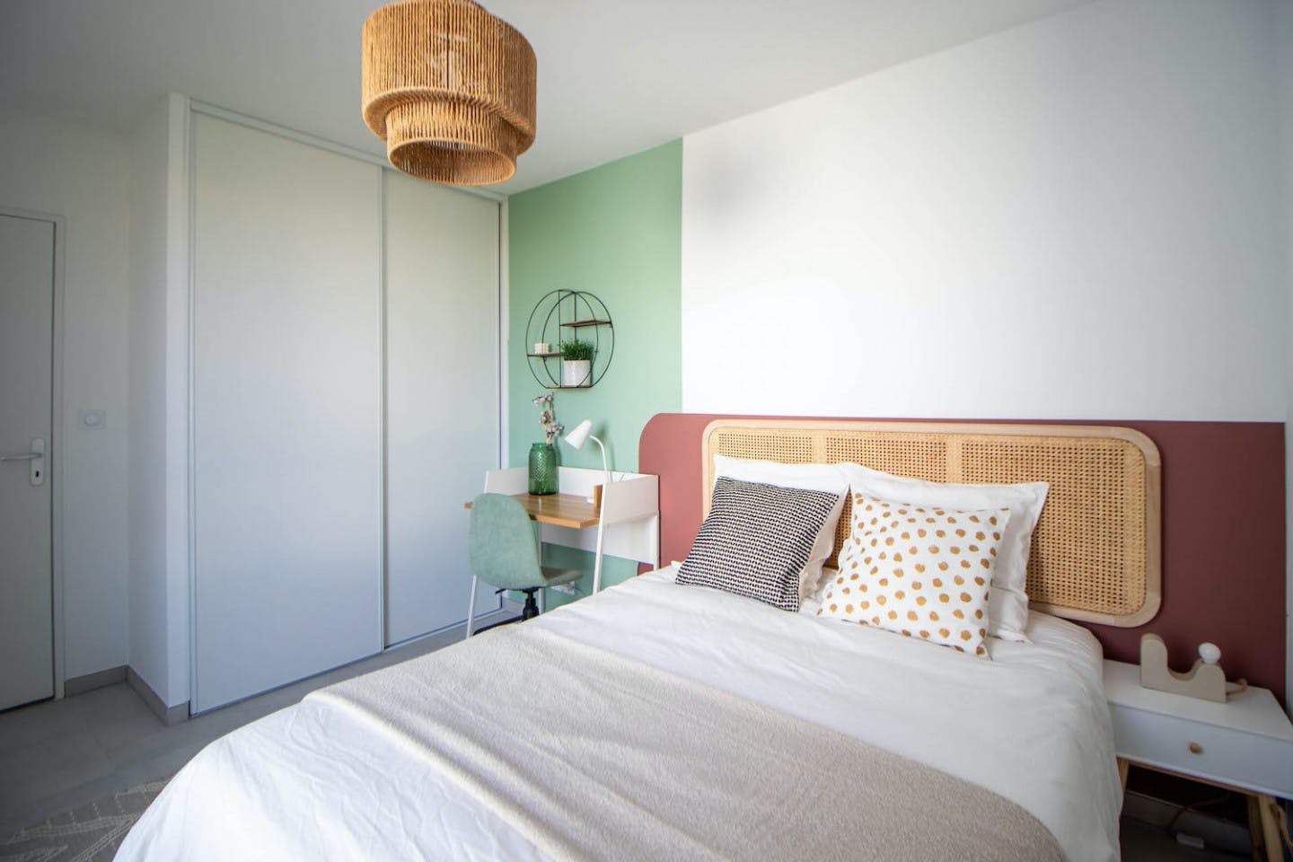 Warm Bedroom Of 12 M² To Rent - Majestic 136 m² duplex in coliving in Villeurbanne - Gallery - 15