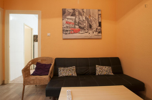 Single bedroom near central Gran Vía