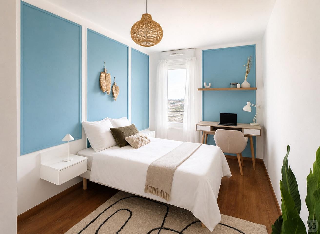 Scandinavian 14 M² Bedroom To Rent - 2