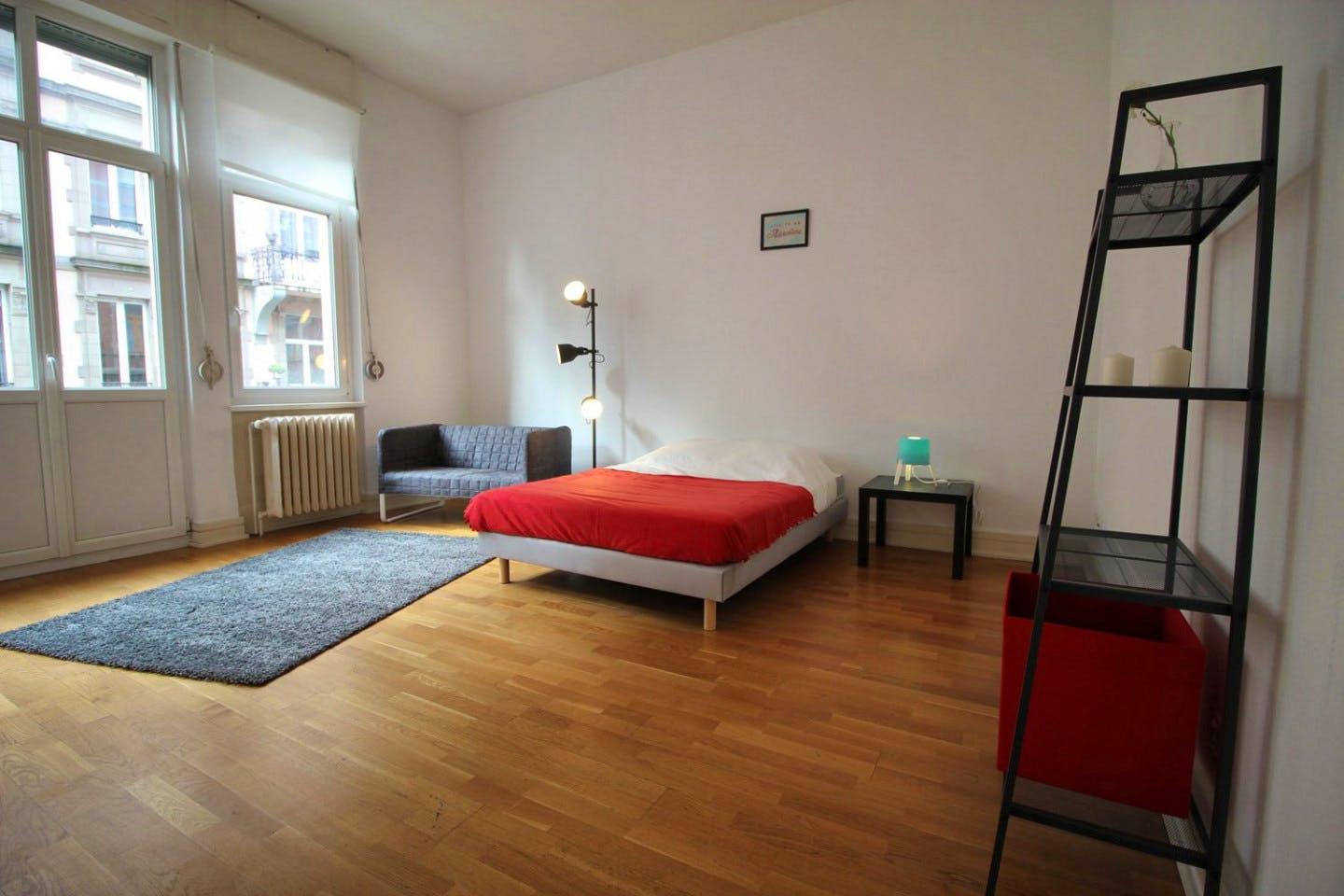  Spacious Luminous Bedroom - 22m² - ST18  -  Large apartment located close to the Botanical Garden in Strasbourg  - Gallery -  12