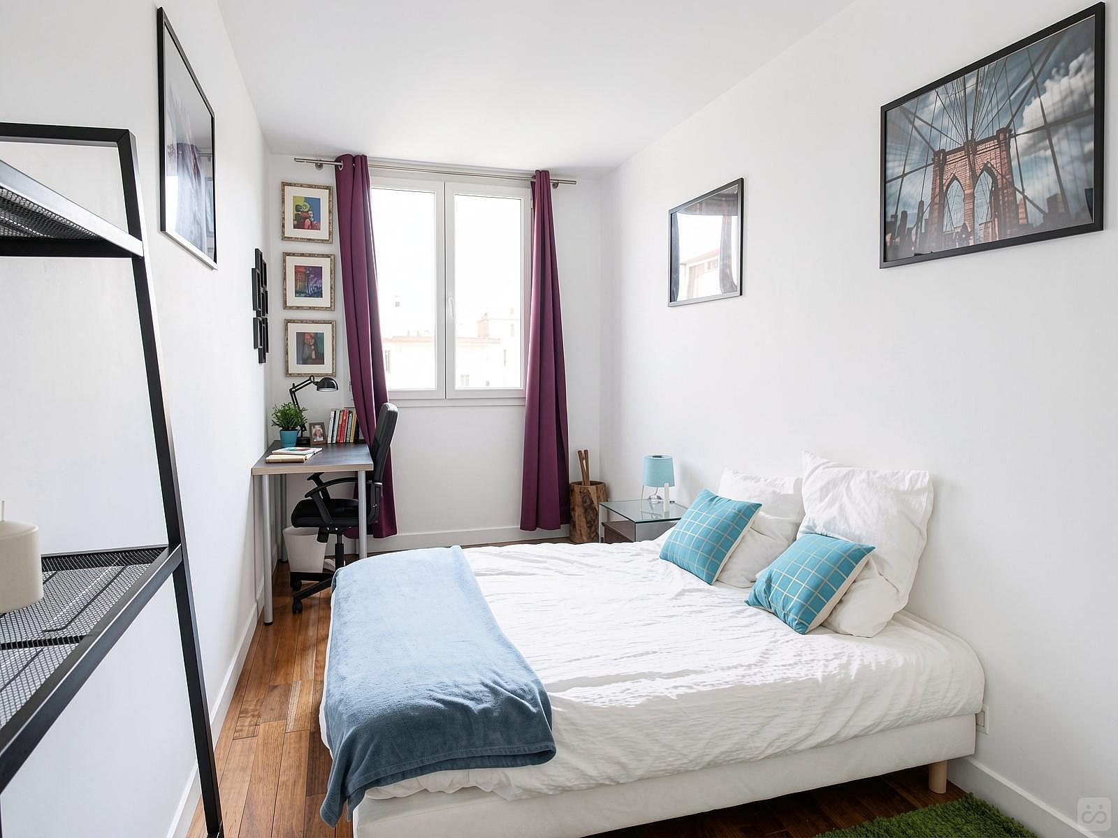  Warm And Bright Room - 14m² - PA14  -  Bright and well appointed apartment located near the Sacré Cœur  - Gallery -  4