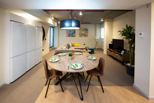 Estudio Sencillo con Cocina y Baño Privado