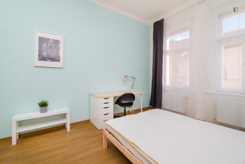 Cute double bedroom in a 3-bedroom apartment close to Faculty of Science