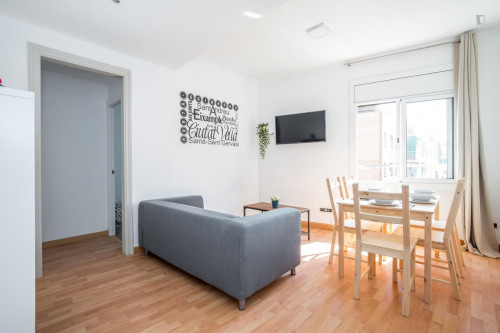Tasteful double bedroom near the El Clot-Aragó train station - Gallery - 14
