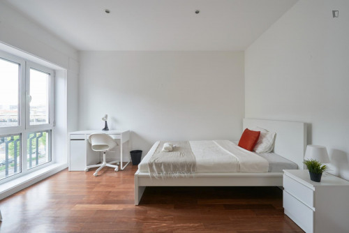Big double bedroom close to Centro Comercial do Campo Pequeno