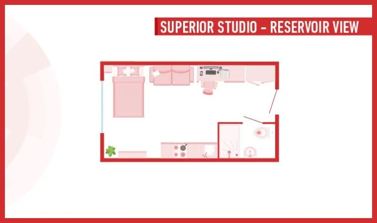  Superior Studio - Reservoir View  -  The Reservoir  - Gallery -  9