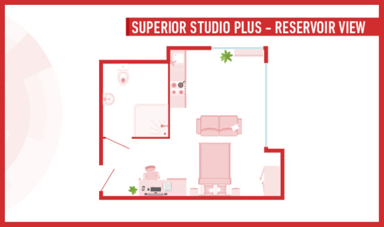  Superior Studio Plus - Reservoir View  -  The Reservoir  - Gallery -  3