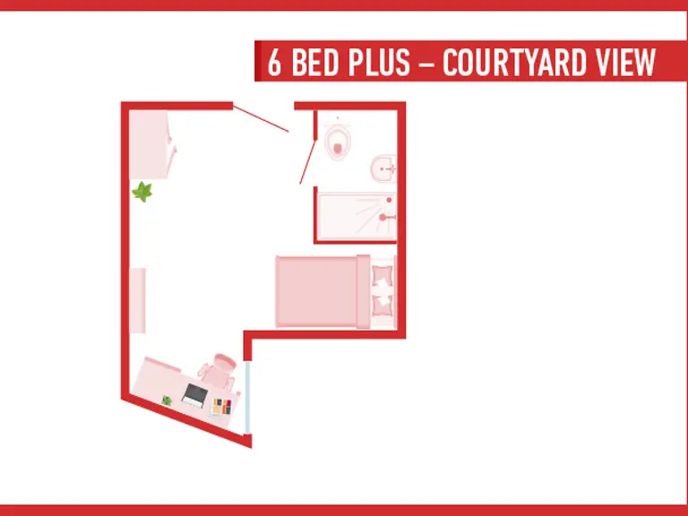 6 Bed En-Suite Plus - Courtyard View - 7