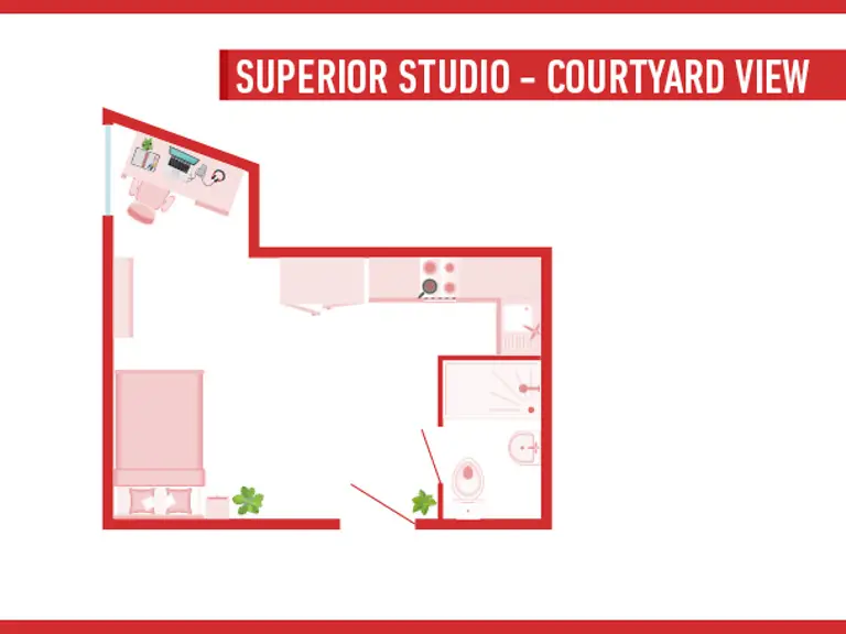6 Bed En-Suite Plus - Courtyard View - 4
