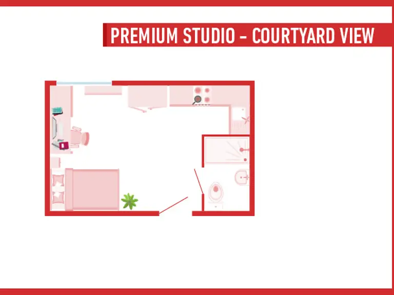  Premium Studio - Courtyard View  -  The Reservoir  - Gallery -  3