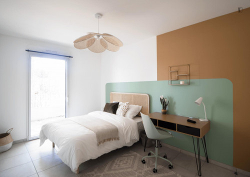 Large 23 m² bedroom for rent near Lyon - LYO44