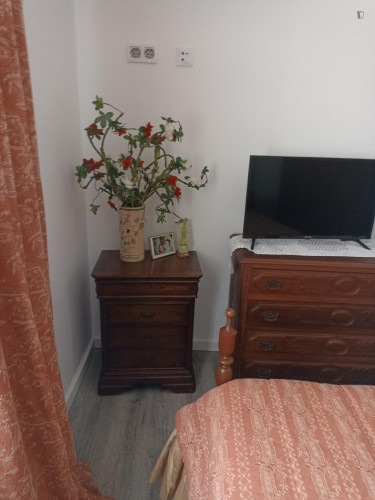 Nice double bedroom in a 7-bedroom house 
