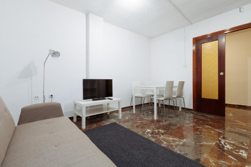 Bright double bedroom near Campus de Fuentenueva UGR