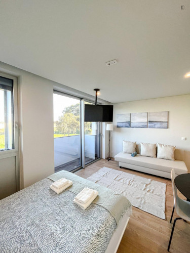 Sunny studio in Senhora da Hora neighborhood