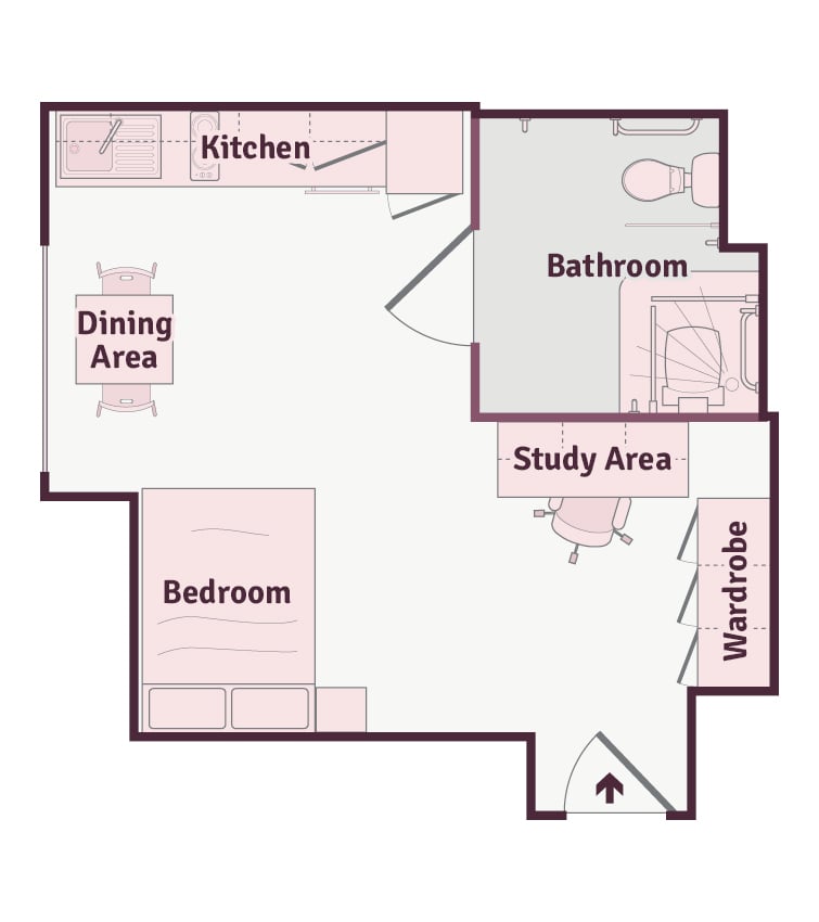  Deluxe Accessible Studio  -  79 Silver Street  - Gallery -  6