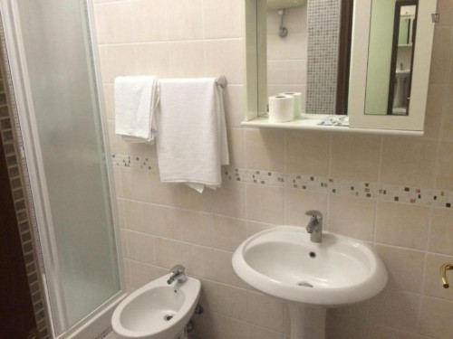 Pleasant Triple bed close to Metro Pietralata