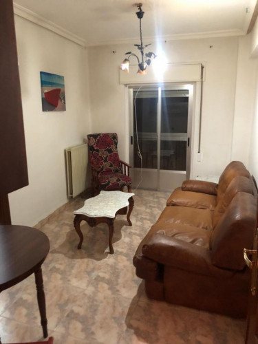 Homely double bedroom with private salon near La Alamedilla train station