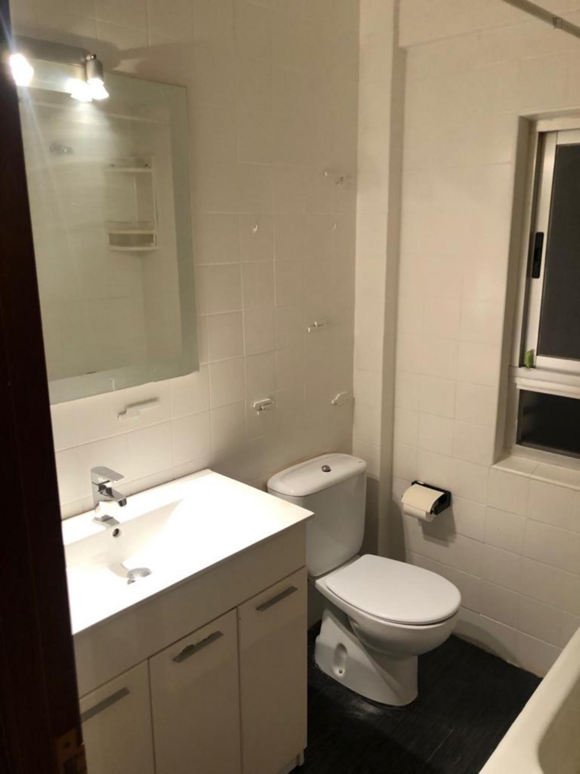 Decent double bedroom with private salón near Plaza Mayor