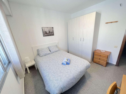 Cosy double bedroom near the University of Valencia