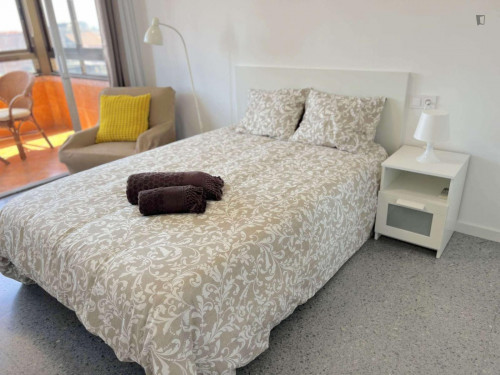 Big double bedroom in Campus Blasco Ibañez