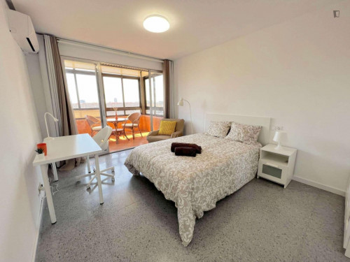 Big double bedroom in Campus Blasco Ibañez
