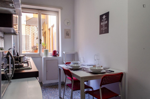 Appealing single bedroom in a property with balcony and outside area