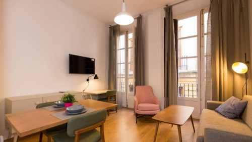 Studio, with outdoor area