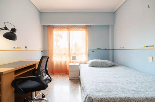 Great looking single bedroom in a property with balcony