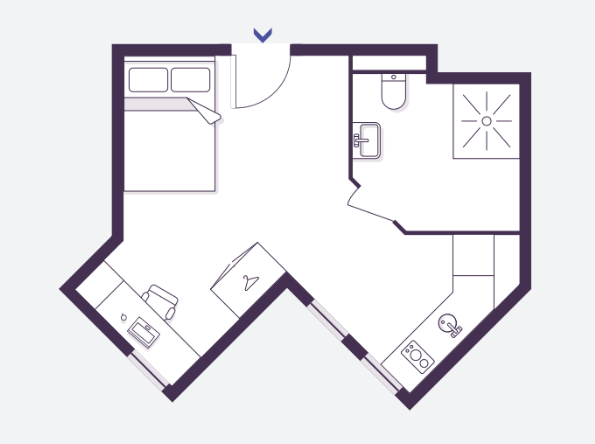 Extra Large Double Studio - 5